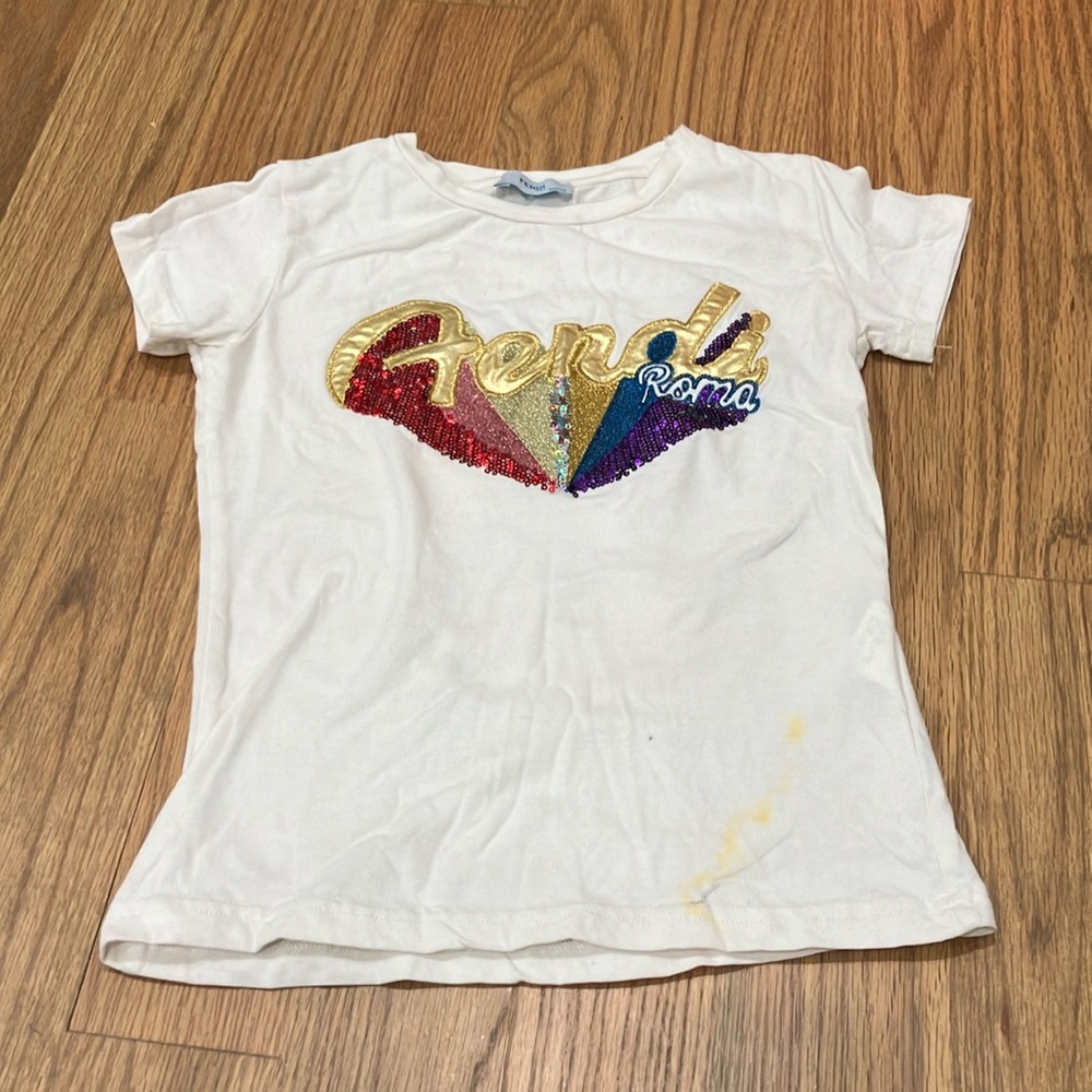 Fendi Kids embellished shirt size 3-4T